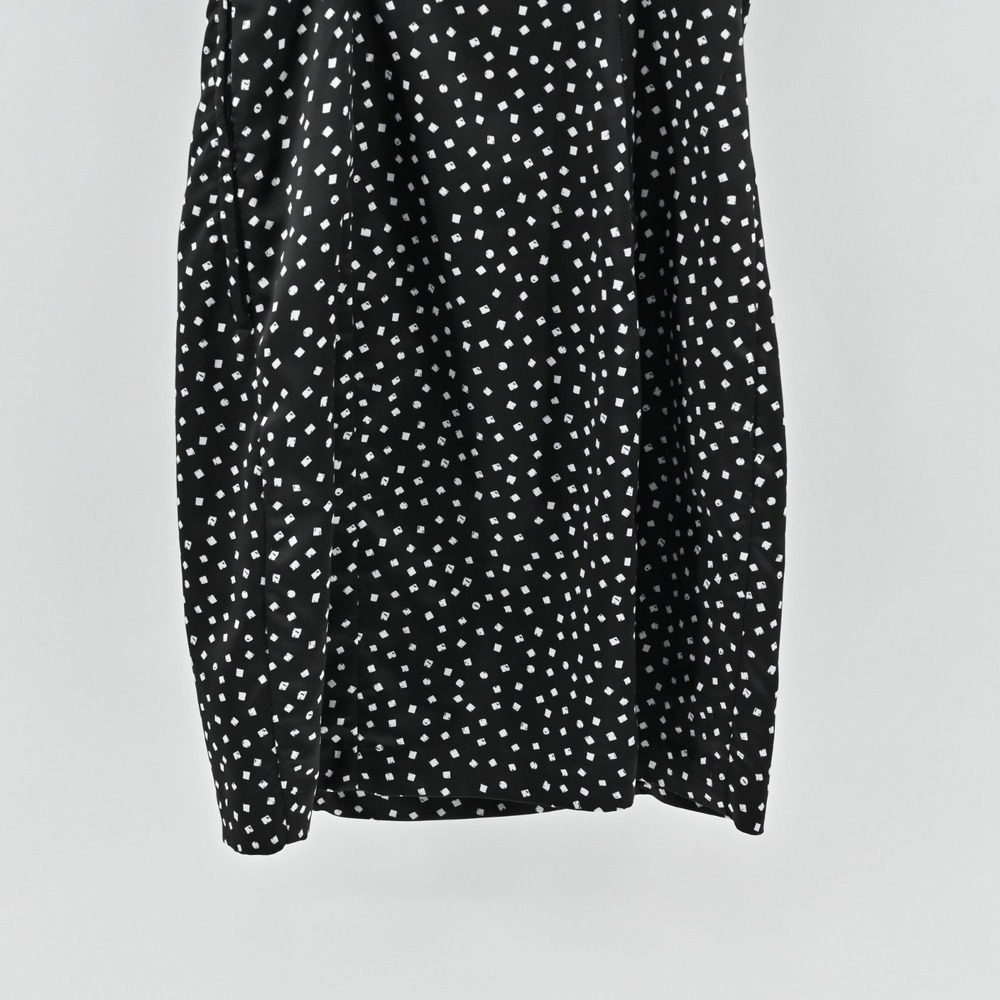 Vtg Y2k Guess Pin Up‎ Dress Size 0 Rockabilly Polka Dot Retro Black White Ruched - Picture 14 of 16